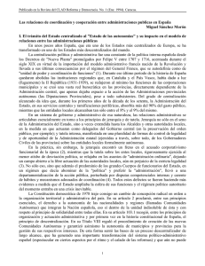 Las relaciones de coordinación y cooperación entre - siare