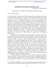MANIFIESTO DEL PARTIDO COMUNISTA (1847)