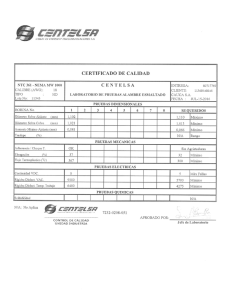 Page 1 CERTIFICADO DE CALIDAD NTC 361