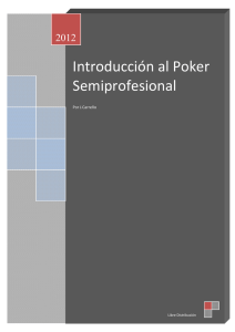 Introducción al poker semiprofesional