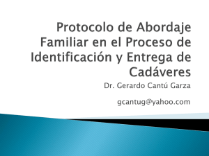 Protocolo de Abordaje Familiar en el Proceso de Identificación y