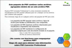 Este paquete de PDF contiene varios archivos agrupados dentro de