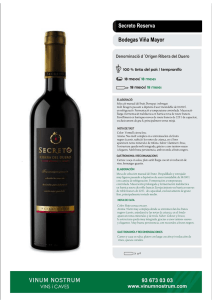 Secreto Reserva - Distribuciones Vinum Nostrum