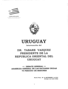 uruguay - Naciones Unidas