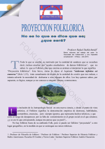 Proyecci&oacute;n Folkl&oacute;rica - Folklore Tradiciones