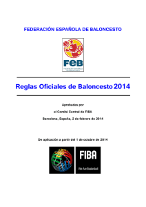Reglas Oficiales de Baloncesto FIBA 2014