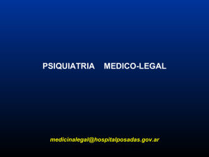 Psiquiatría médico legal
