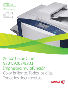 Xerox® ColorQube™ 9201/9202/9203 Impresora multifunción Color