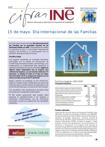 Cifras INE (Familia) - Instituto Nacional de Estad&iacute;stica