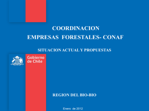 COORDINACION EMPRESAS FORESTALES- CONAF