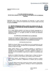 La defensa del Estado de Derecho y la Cohesión de España