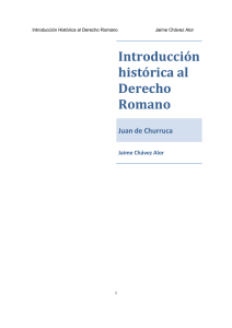 Introducci¢n hist¢rica al Derecho Romano Juan de Churruca