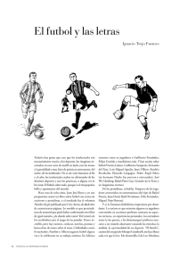 El futbol y las letras - Revista de la Universidad de México