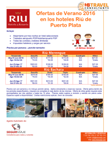 Hoteles Riú Puerto Plata - HB Travel
