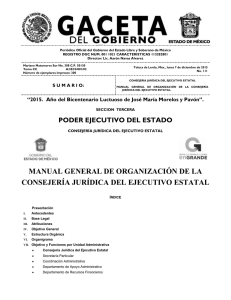 manual general de organización de la consejería jurídica