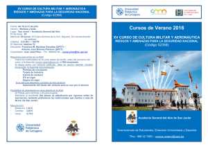 Cursos de Verano 2016 - Universidad Politécnica de Cartagena