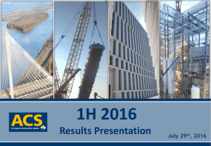 ACS Results Presentation 1H16