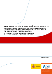 Reglamentacin vehículos pesados (Ed. 2014).