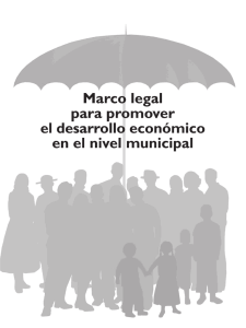 Marco Legal para el Desarrollo Economico Local a nivel municipal