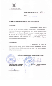 Reglamento Cocha Rebaladero - Ilustre Municipalidad de Pica