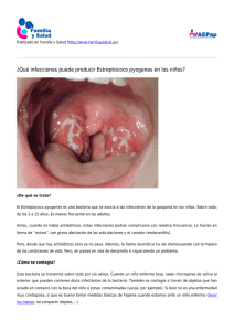 ¿Qué infecciones puede producir Estreptococo