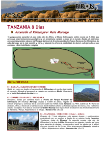 Ascensión al Kilimanjaro: Ruta Marangu