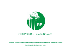 GRUPO RB – Luresa Resinas - European Forest Institute