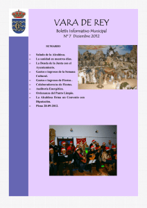 Número 7. Diciembre de 2012 - Ayuntamiento de Vara de Rey