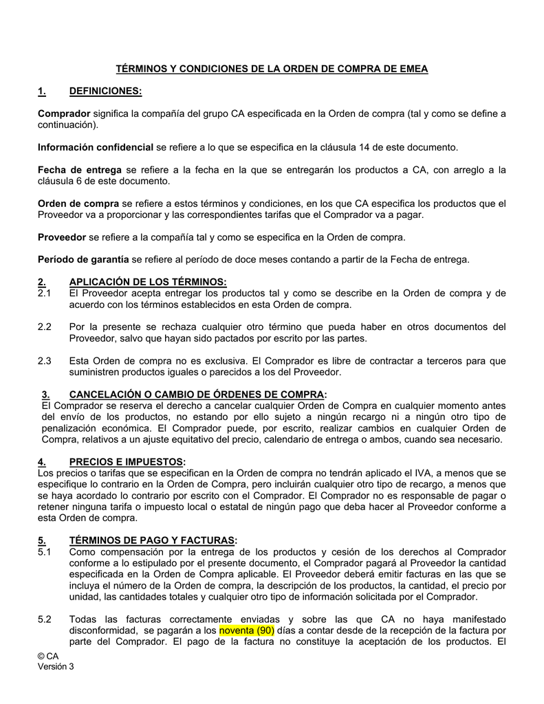 Que significa la orden