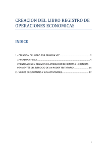 creacion del libro registro de operaciones economicas