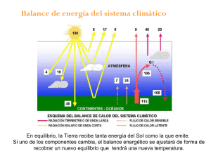 Balance de energía del sistema climático