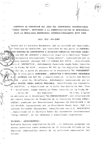 CONTRATO DE CONCESION DEL AREA DEL AEROPUERTO