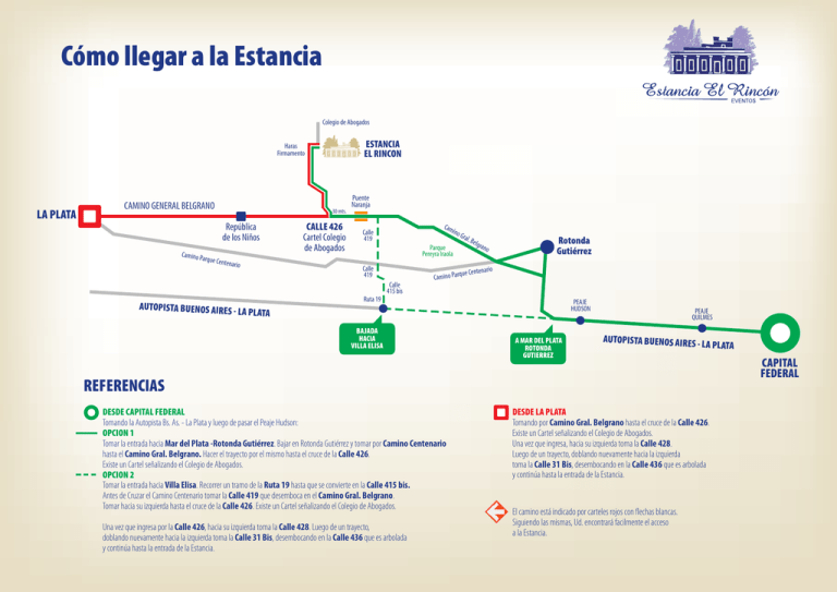 C mo Llegar A La Estancia