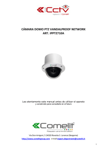 cámara domo ptz vandalproof network art. ipptz710a