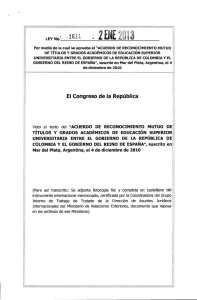 ley 1611 del 02 de enero de 2013 - Presidencia de la República de
