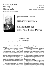 En Memoria del Prof. J.M. López Porrúa