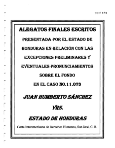 Presentados por el Estado - Corte Interamericana de Derechos