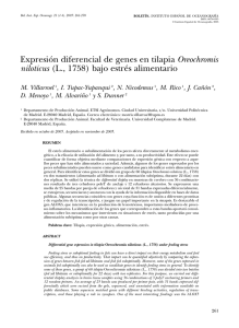 Expresión diferencial de genes en tilapia Oreochromis niloticus (L