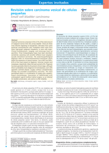 Revisión sobre carcinoma vesical de células pequeñas Expertos