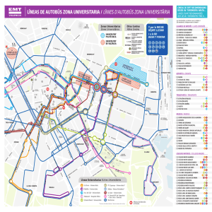 _ LÍNEAS DE AUTOBÚS ZONA UNIVERSITARIA l LÏNIES D