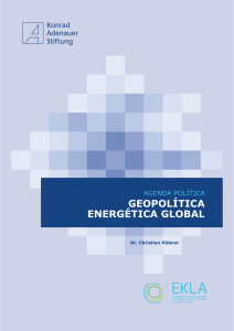 geopolítica energética global - Konrad-Adenauer