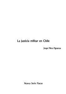 La justicia militar en Chile