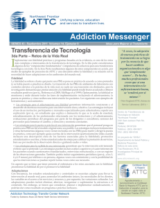 Addiction Messenger - ATTC Addiction Technology Transfer Center