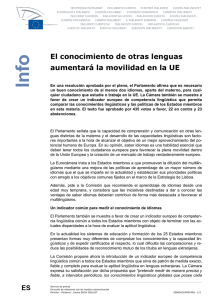 El conocimiento de otras lenguas aumentará la movilidad en la UE