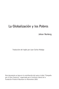 La Globalizacion y los Pobres