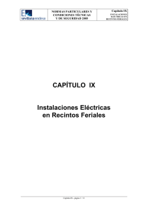 ix. instalaciones eléctricas en recintos feriales