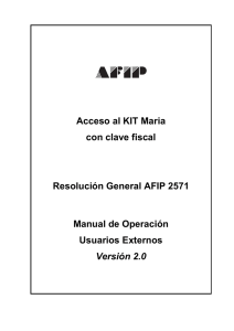 Manual de Acceso Kit Maria con clave fiscal