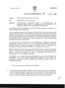 directiva 05 del 05 de septiembre de 2016