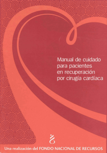 Manual de cuidado para pacientes en recuperación por cirugía