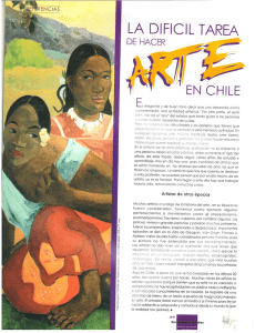 La dificil tarea de hacer arte en Chile
